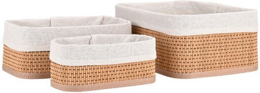 Estia Θήκη Οργάνωσης Bamboo Essentials Μπεζ