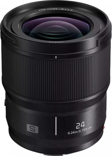 Panasonic Full Frame Φωτογραφικός Φακός LUMIX S Σταθερός Μαύρος