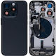 Apple iPhone 15 Pro Full Housing All Parts Vibra NFC Charging Connector Power Volume Flash Flex SIM Tray Black Titanium Grade A