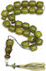 Roloi Komboloi Mastic Worry Beads with 23 Beads Green 37cm