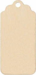 Wooden Labels 10 Pieces 60x30 Mm