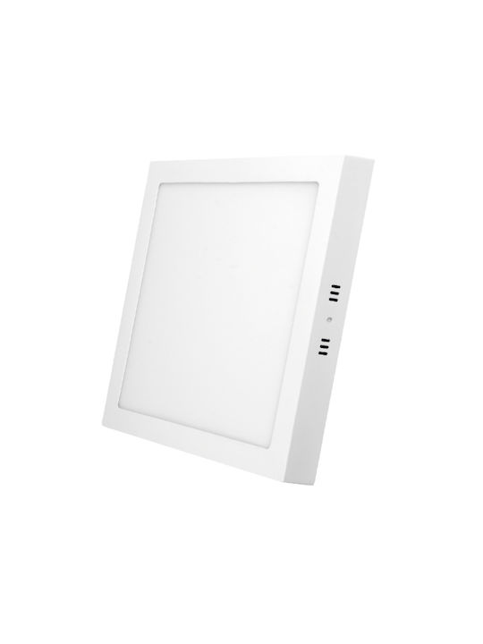 Optonica Square Recessed Spot with Integrated LED and Cool White Light White 1pcs