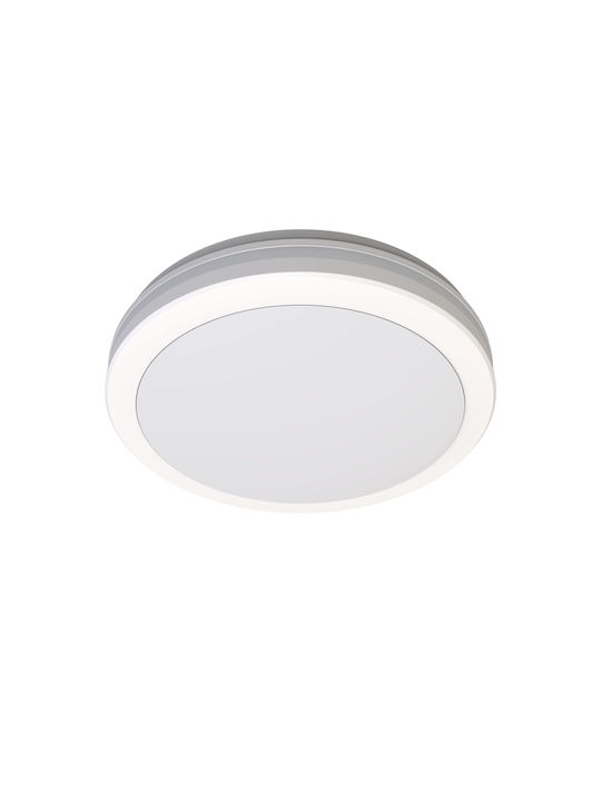 Optonica Ceiling Mount Light White with Integrated LED
