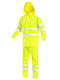 Costum Impermeabil York Hi-vis Rain Suit Galben Fluorescent