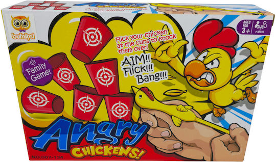 Brettspiel Angry Chicks für 2 Spieler 3+ Jahre (EN) Bufnitel