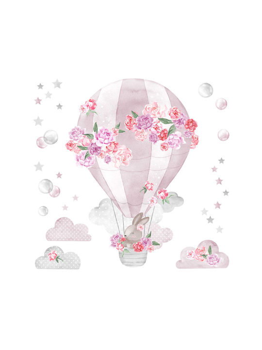 Wandsticker Heißluftballon & Wolken 74×52 cm Wandsticker Heißluftballon & Wolken 74×52 cm