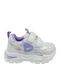 Kids Sneakers with Scratch Purple