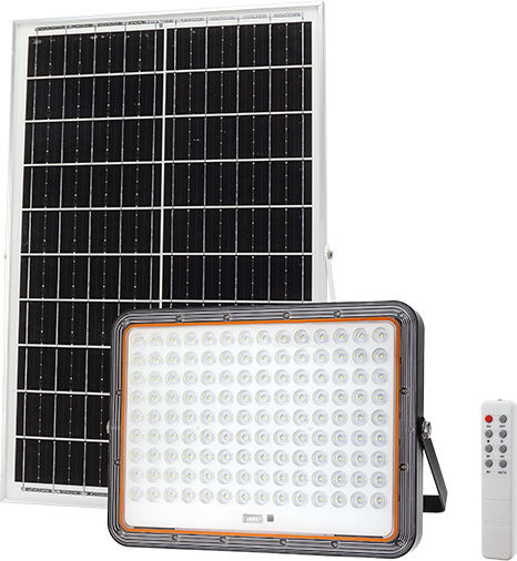 Optonica Solar LED Floodlight 40W Cold White with Remote Control