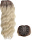 Erweiterung mit Clip mit Echthaar in Blond Farbe 50.8cm Topper Toupet