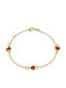 Goldjewels Kids Bracelet Chain from Gold 14K with Heart
