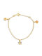 Goldjewels Kids Bracelet Chain from Gold 14K with Flower