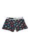 Herren Boxershorts Black mit Mustern 1Packung