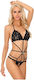 Women's Sexy Lace Bodysuit 622 Cofashion Eartha 90415 Black