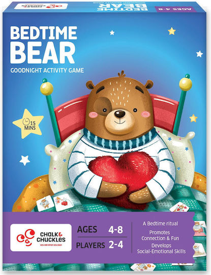 Joc de Societate Bedtime Bear pentru 2-4 Jucători 4+ Ani (EN) Chalk & Chuckles