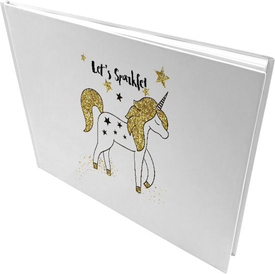 Bonjour Bebe Unicorn Βιβλίο Ευχών με θέμα Μονόκερος
