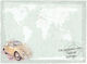 Baptism Placemat Travel Car 19050s