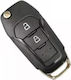 Ford Foldable Car Key Shell with Blade with 2 Buttons for Ford