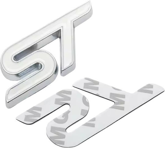 Car Signal Stickers 7.5 x 7.5cm in White Color 1pcs