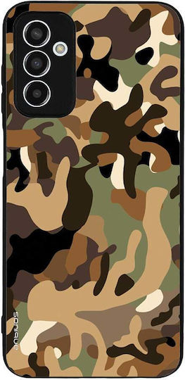 Sonique Camouflage Army Series Samsung Galaxy M13 4G Brown Mobile Phone Case
