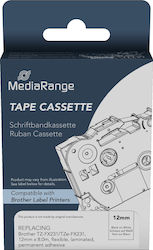 MediaRange Etikettendrucker-Band in Schwarz Farbe MRBTZFX231 MediaRange Etikettendrucker-Band in Schwarz Farbe MRBTZFX231