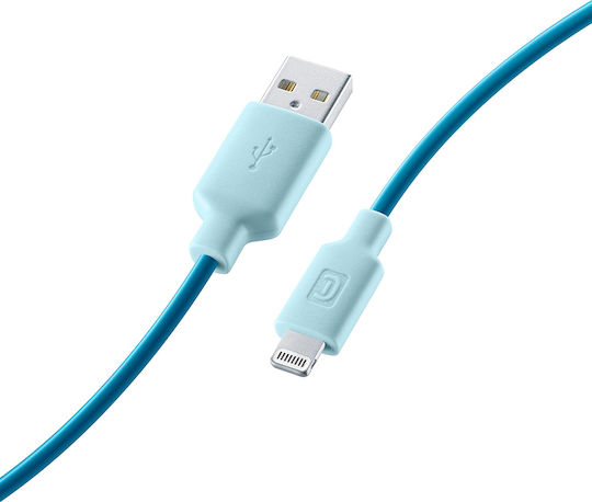 Cellular Line USB-A to Lightning Cable Μπλε 1m