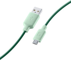 Cellular Line Regular USB 2.0 σε micro USB 1m Πράσινο