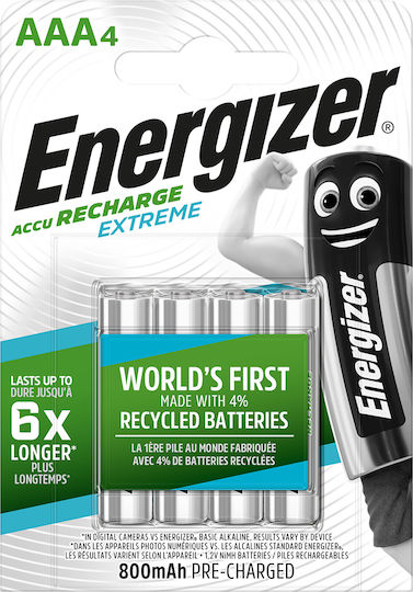 Energizer Επαναφορτιζόμενη Μπαταρία Ni-MH 800mAh 1.2V