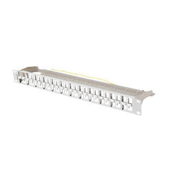 Lanberg Panou de Conexiune Blank 48 Porturi 1U 19" FTP Keystone Module Gri PPKS-1248-S Lanberg Panou de Conexiune Blank 48 Porturi 1U 19" FTP Keystone Module Gri PPKS-1248-S