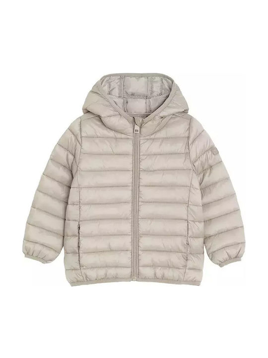 Kids' Casual Jacket with Hood Beige