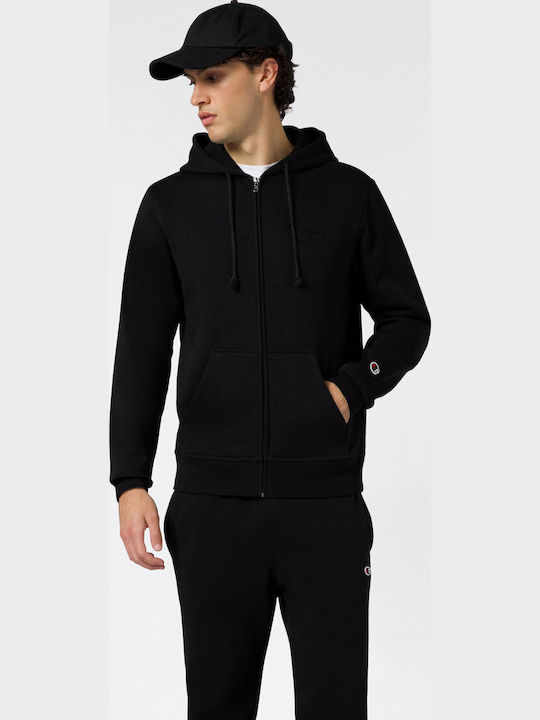 Champion Sweatshirt with Hood Black
