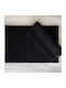 Cottonbox Set Covorașe de Baie De Bumbac Pătrate 338CTN1303 Negru 50x70buc 2buc