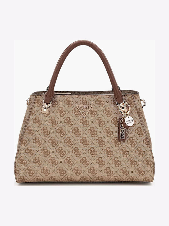 Guess Guess Damen Satchel Tasche Beige