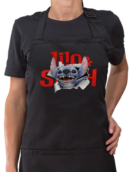 Koupakoupa Stitch Movie Ποδιά Κουζίνας Μαύρη 22...