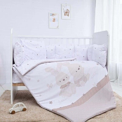 Lorelli Set Pentru Patut Little Grey 6buc piese