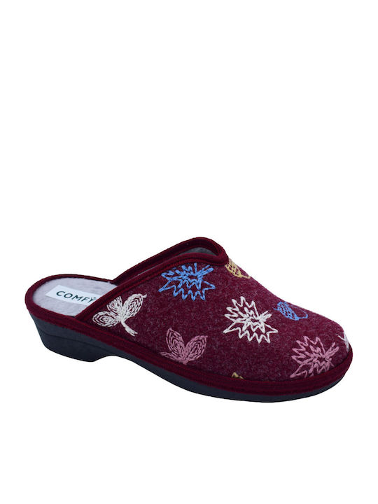 Anatomical Women's Slippers Burgundy