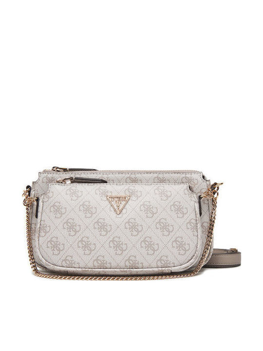 Guess Noelle Ii Women's Pouch Crossbody Beige