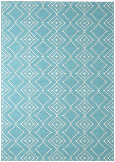 Royal Carpet Flox 47 Χαλί Ορθογώνιο Καλοκαιρινό Ψάθινο Light Blue 140x200cm