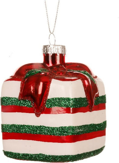 Hängender Weihnachtsbaumschmuck Geschenk Glasartig Mehrfarbig 6x8cm