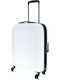 Mandarina Duck P10szv24 Valiză De Călătorie De Cabină Dură Albă Cu 4 Roți Înălțime 55 Cm