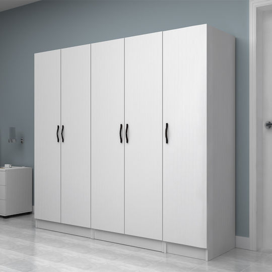 Fünf Türen Vivian 200x51.8x181cm White Fünf Türen Vivian 200x51.8x181cm White