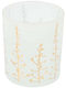 Atmosphera Christmas White Candlestick 10x9cm