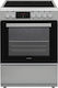 Hyundai Cooker 69lt with Ceramic Hobs W60cm. Inox
