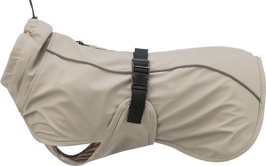 Trixie Beige Waterproof Dog Coat XLarge with 80cm Back Length