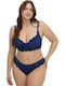 AnnaMu Dantelat Set de Lenjerie cu Slip Blue