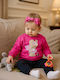 Kinder Sweatpants Set - Jogginganzug Fuchsia