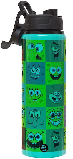 Der Bob Seine Freunde Metallische Kinder Trinkflasche Mit Sicherheitsverschluss Aluminium 850ml
