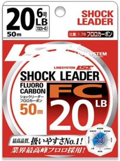 Fishing Line Line System Shock Leader Fc 50m Transparent 0.412mm
