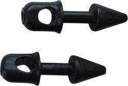 Pathos Plastic Balls Tied Rubber 2pcs Black
