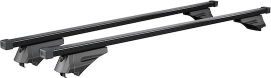 Menabo 120cm. pentru Alfa Romeo Stelvio 2017+ (Set cu picioare) Negre