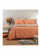 Melinen Sheet Sets Queen 235x270cm. Cesare Apricot 4pcs